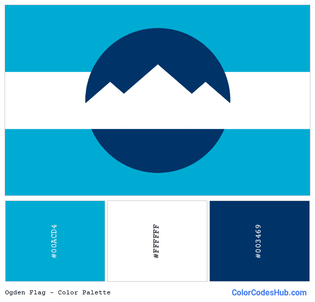 Ogden flag color palette