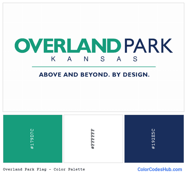 Overland Park flag color palette