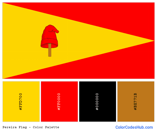 Pereira flag color palette