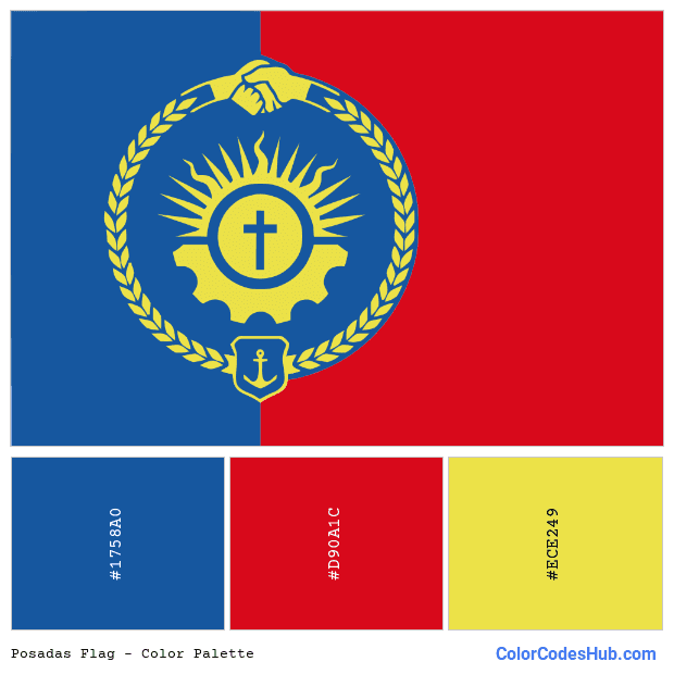 Posadas flag color palette