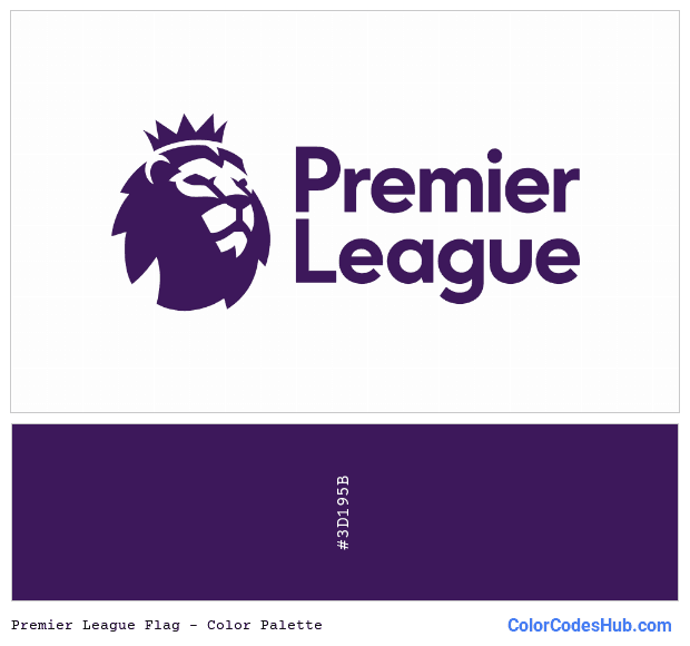 Premier League flag color palette