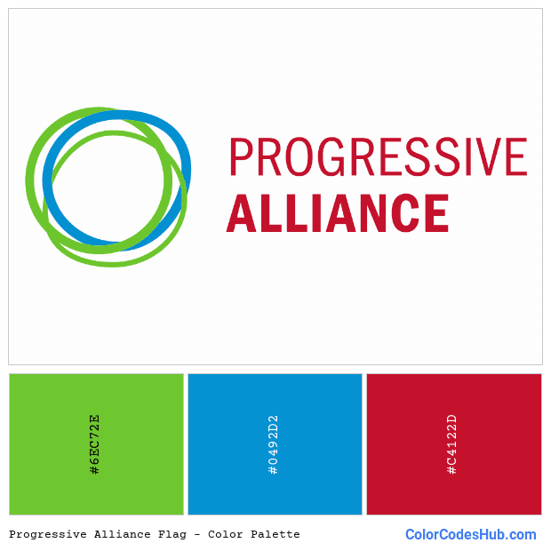 Progressive Alliance flag color palette