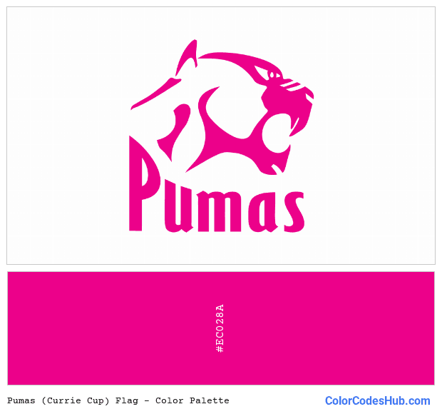 Pumas (Currie Cup) flag color palette
