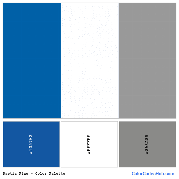 Raetia flag color palette