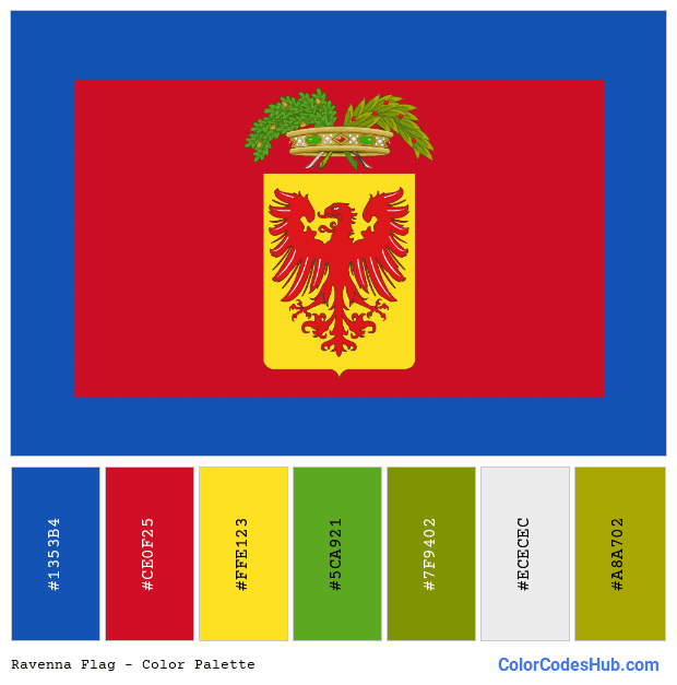 Ravenna flag color palette
