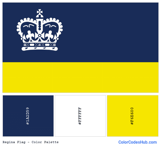 Regina flag color palette