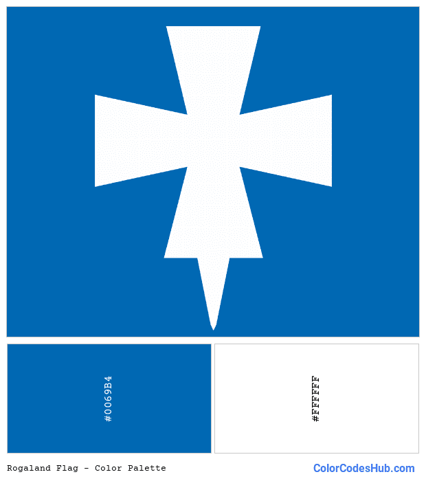 Rogaland flag color palette