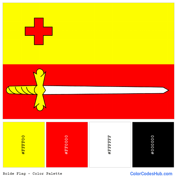 Rolde flag color palette