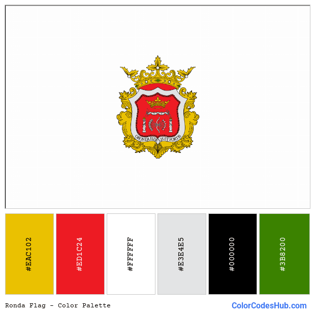 Ronda flag color palette