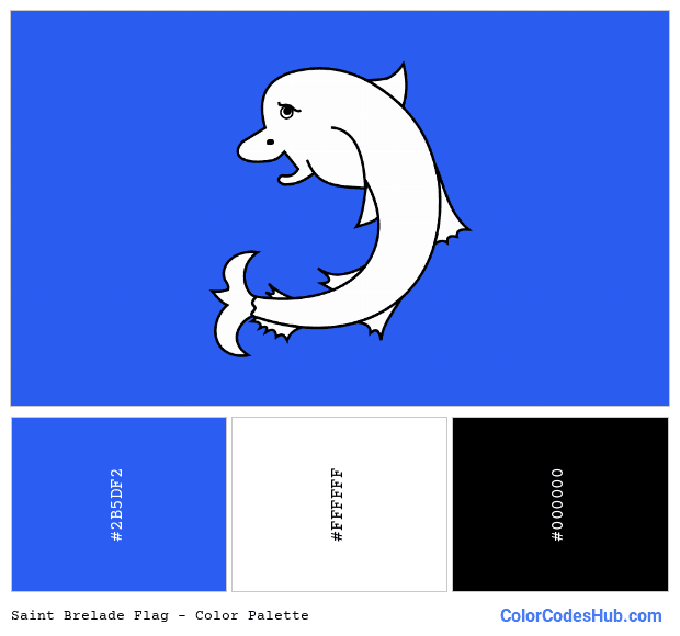 Saint Brelade flag color palette