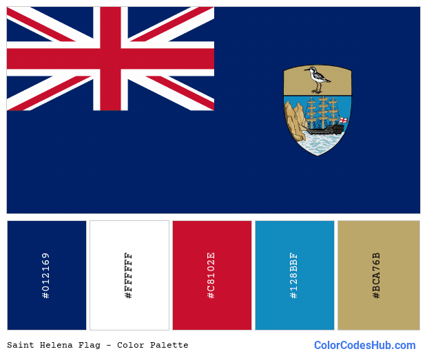 Pitcairn flag color palette