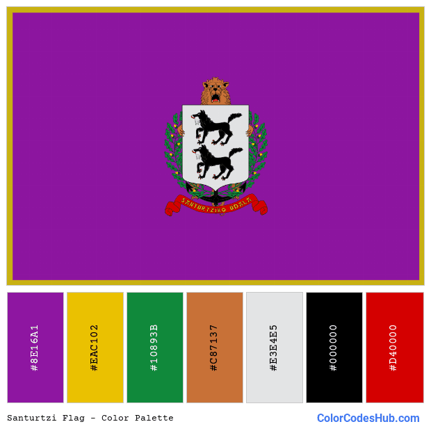 Santurtzi flag color palette