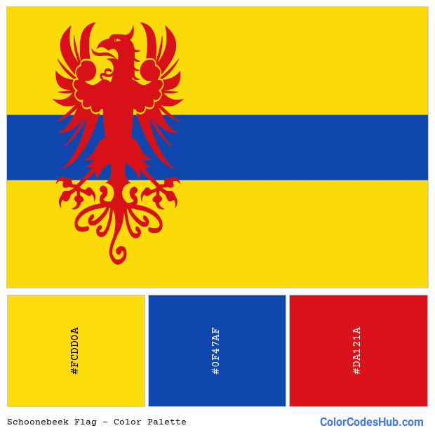 Schoonebeek flag color palette
