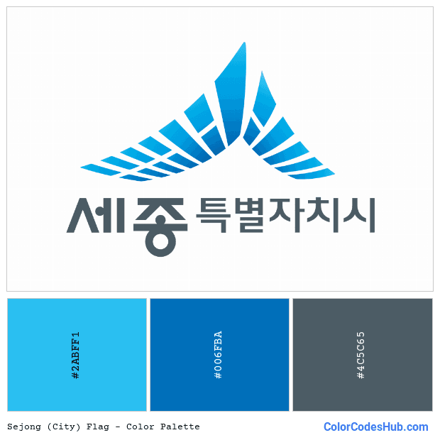 Sejong (City) flag color palette