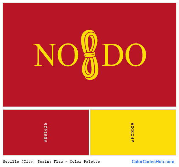 Seville (City, Spain) flag color palette