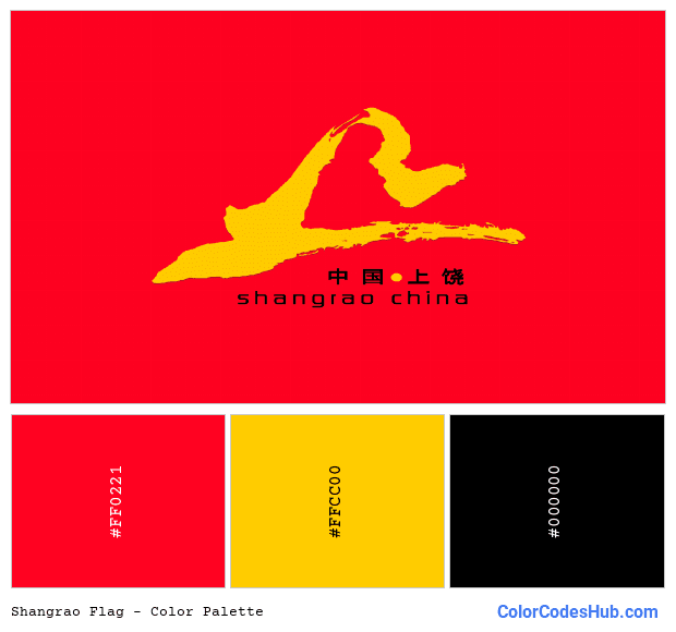 Shangrao flag color palette