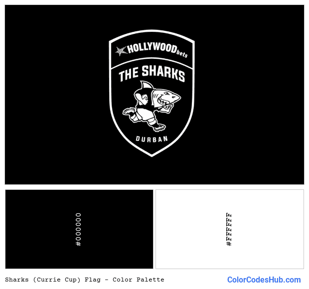 Sharks (Currie Cup) flag color palette