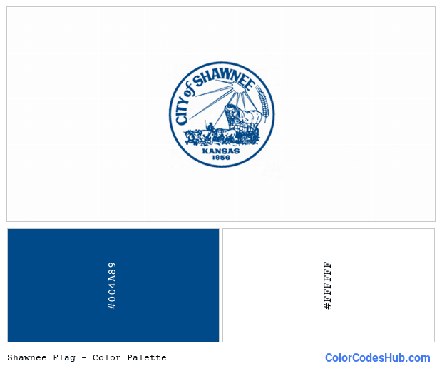 Shawnee flag color palette