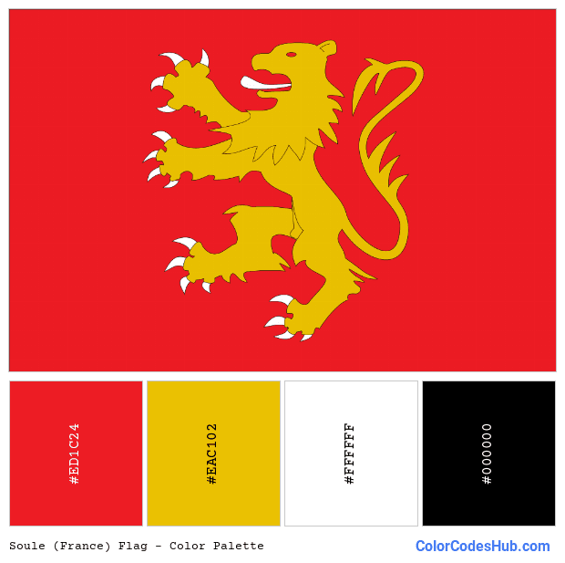 Soule (France) flag color palette