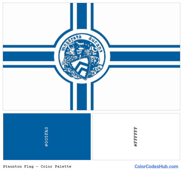 Staunton flag color palette