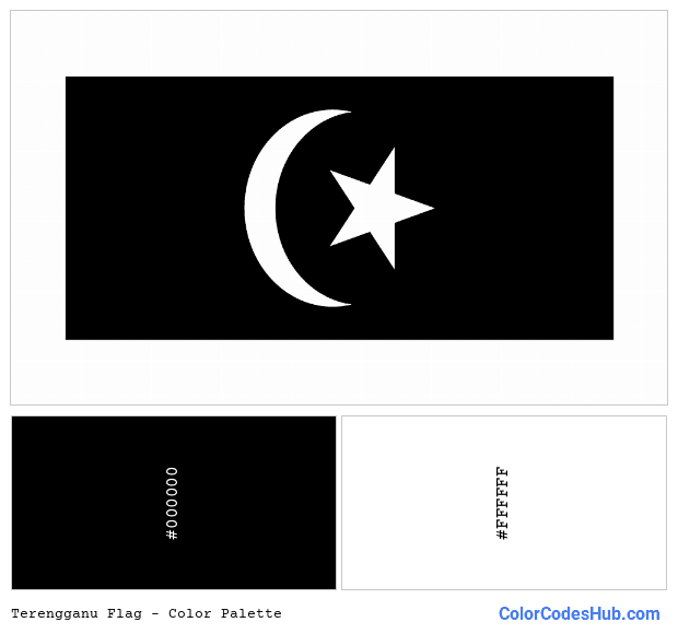 Terengganu flag color palette
