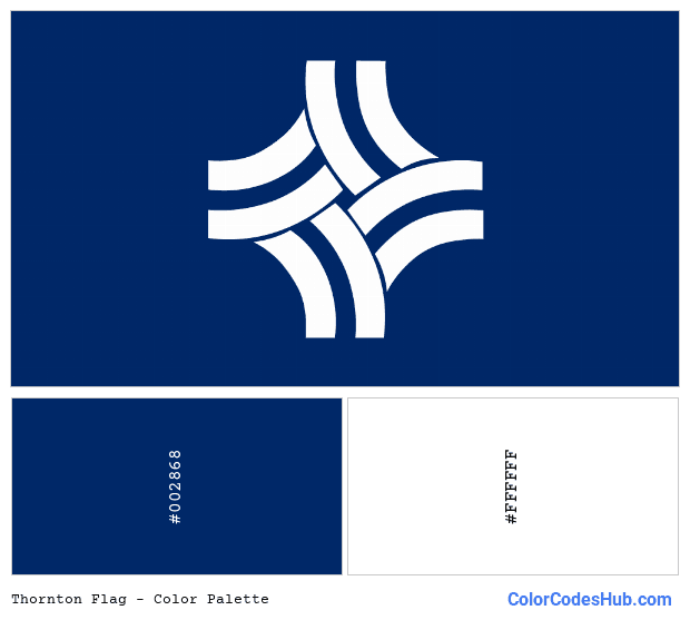 Thornton flag color palette