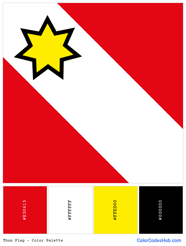 Thun flag color palette