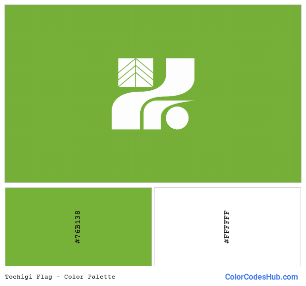 Tochigi flag color palette