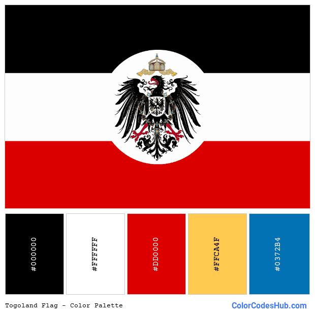 Togoland flag color palette