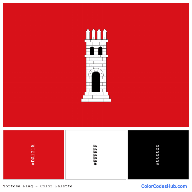 Tortosa flag color palette