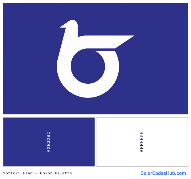 Tottori flag color palette