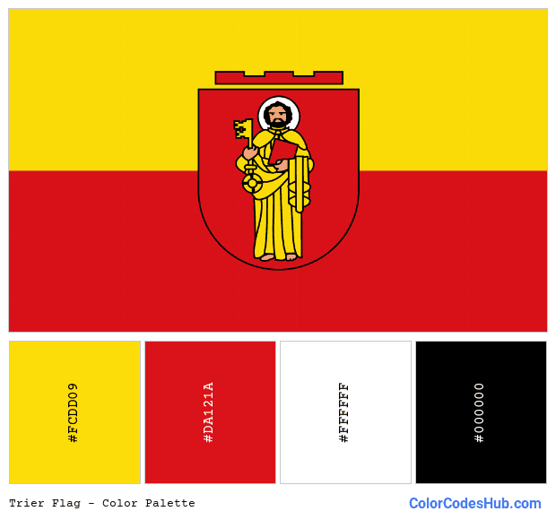 Trier flag color palette