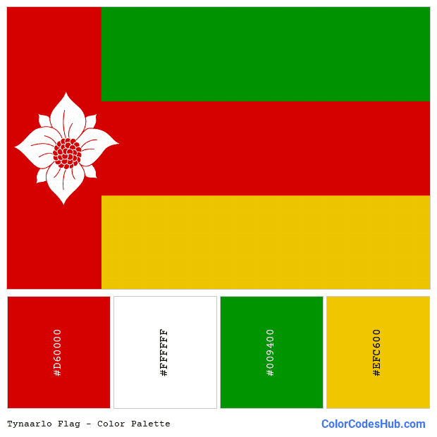 Tynaarlo flag color palette