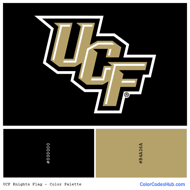 UCF Knights flag color palette