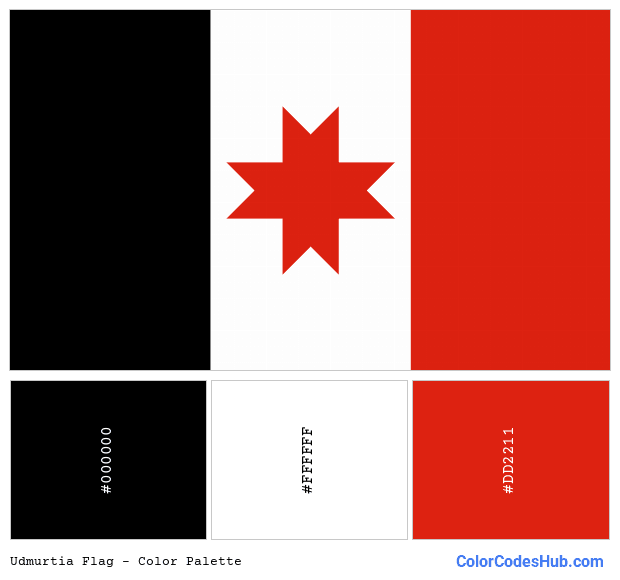 Udmurtia flag color palette