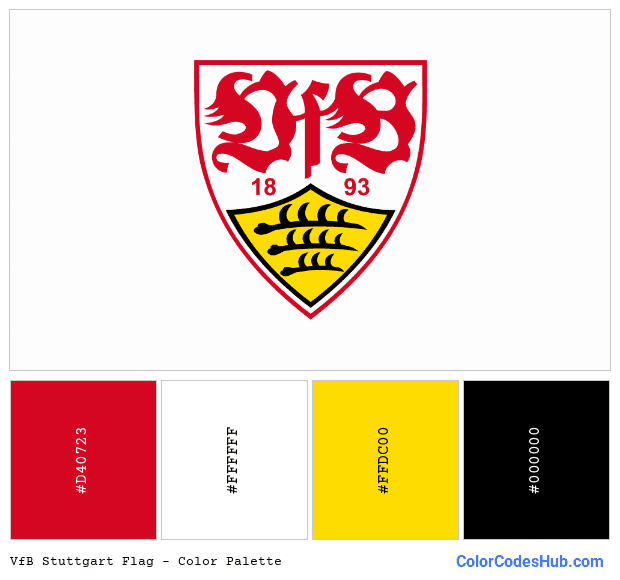 VfB Stuttgart flag color palette