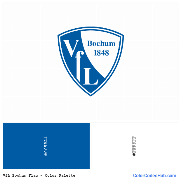 VfL Bochum flag color palette
