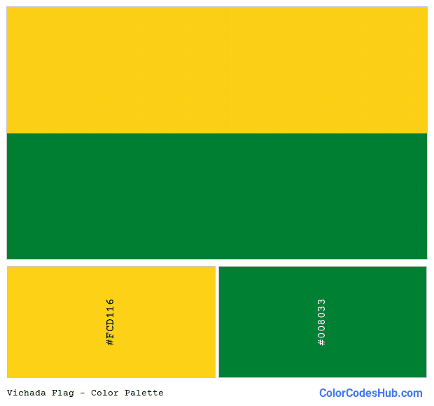 Vichada flag color palette