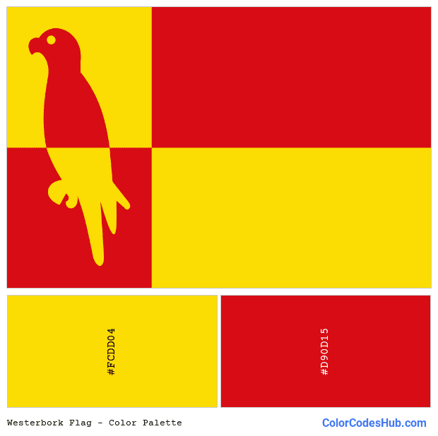 Westerbork flag color palette