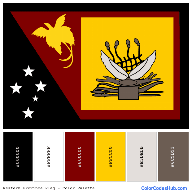Western Province flag color palette