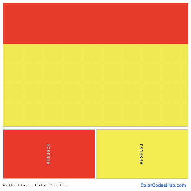 Wiltz flag color palette