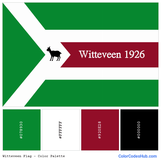 Witteveen flag color palette