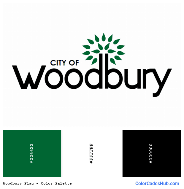 Woodbury flag color palette