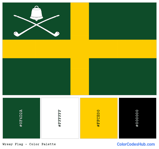 Wreay flag color palette