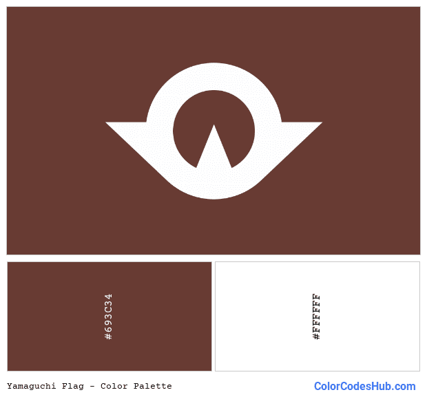 Yamaguchi flag color palette