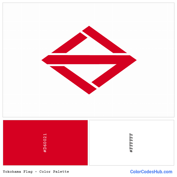 Yokohama flag color palette
