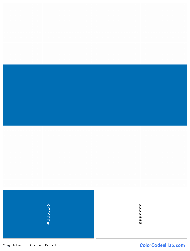 Zug flag color palette