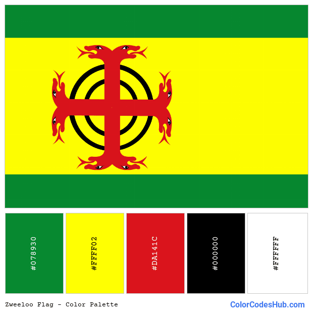Zweeloo flag color palette