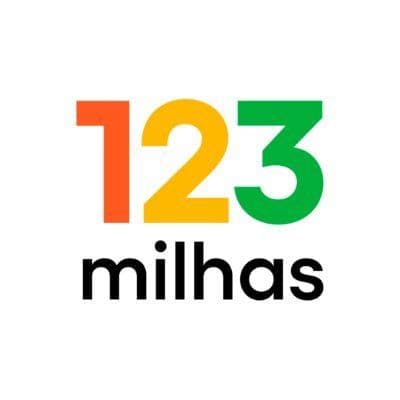 123Milhas color logo