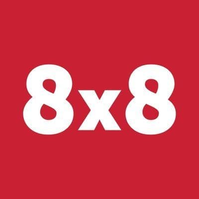 8x8 color logo